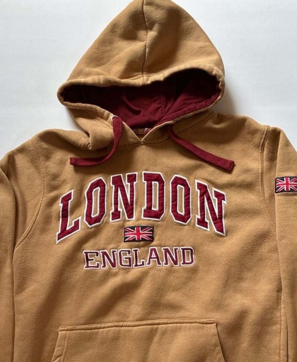 16Sixty London England Union Jack Embroidered Hoodie